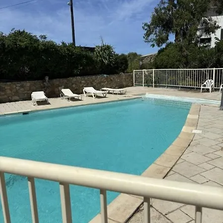 La Petra Marinella - Appt Climatise Avec Piscine Lägenhet LʼÎle-Rousse